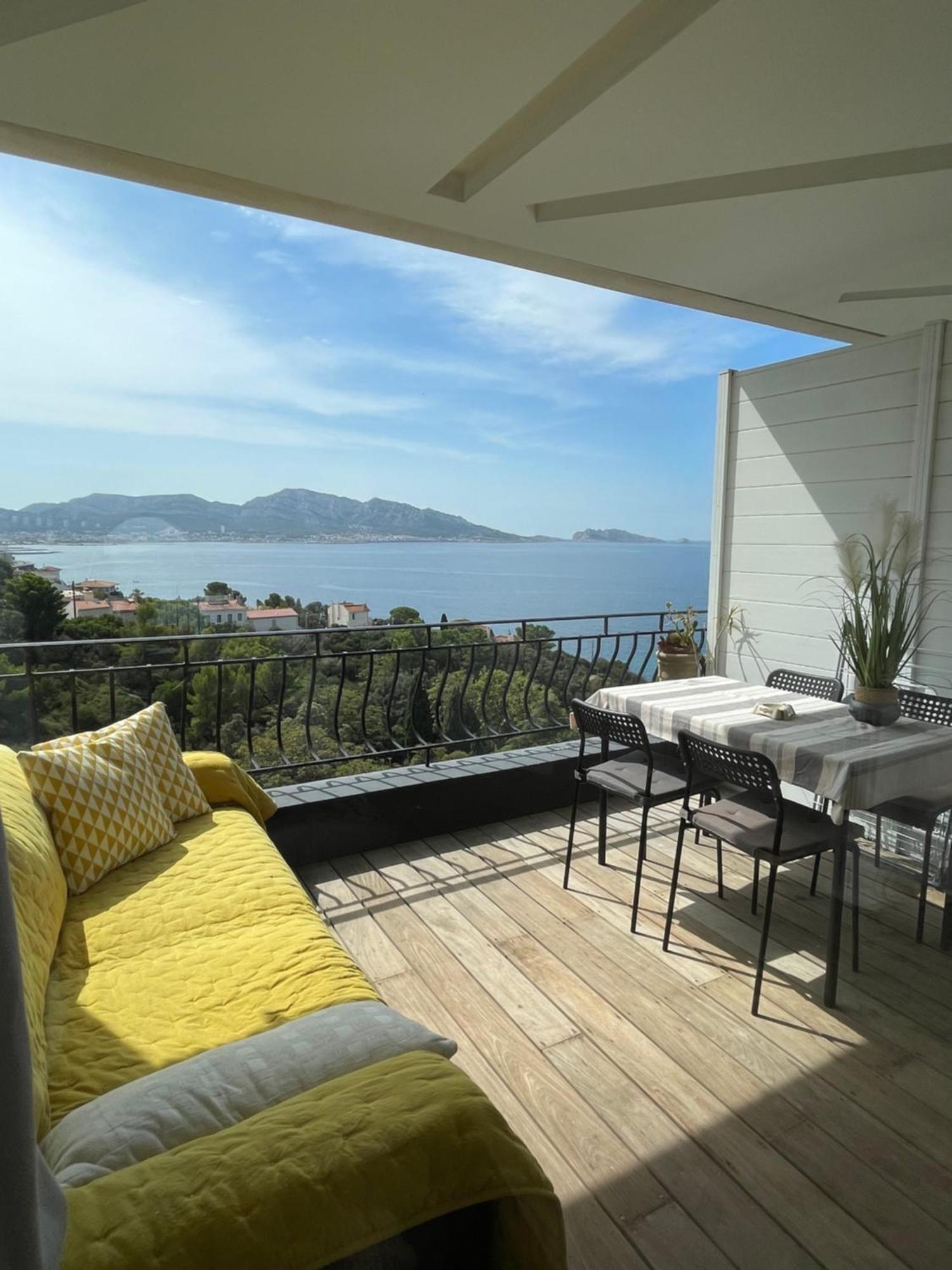 Apartamento Vu Sur Mer Corniche Marsella Exterior foto