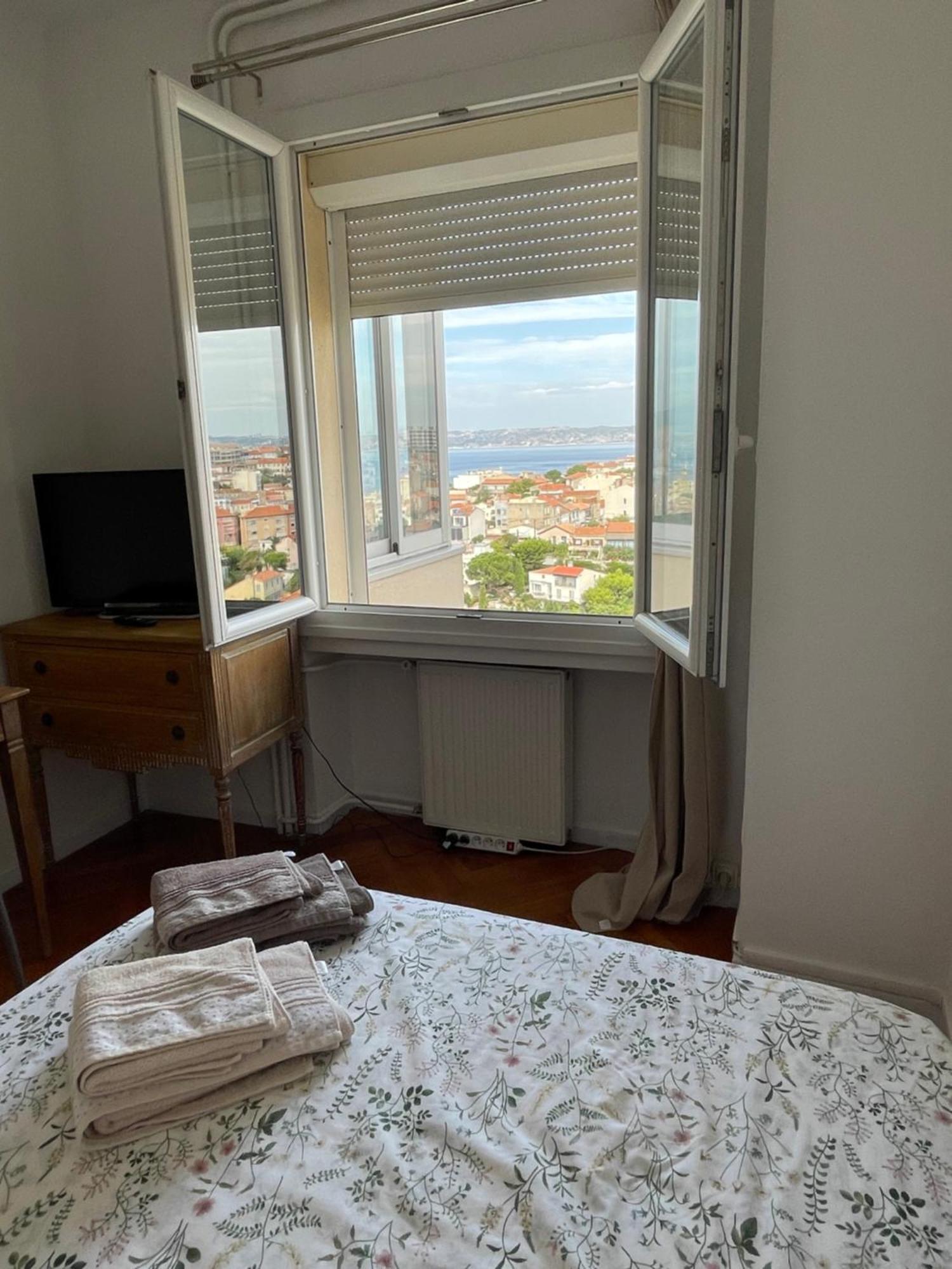 Apartamento Vu Sur Mer Corniche Marsella Exterior foto